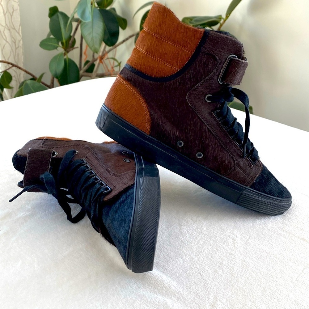 Android Homme Sneakers/Shoes. Made from high-quality pony hair and leather.Sz 10